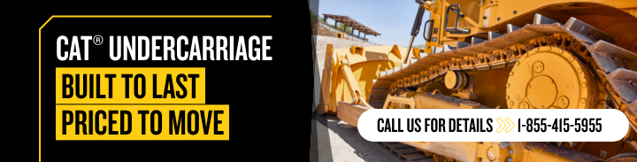 Cat® Undercarriage Built to last Priced to move