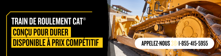 Train de roulement Cat Conçu pour durer Disponible à prix compétitif