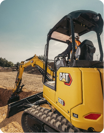 Cat mini excavator 303 CR