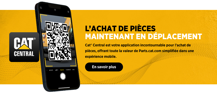 Achat de pièces en ligne - Cat central