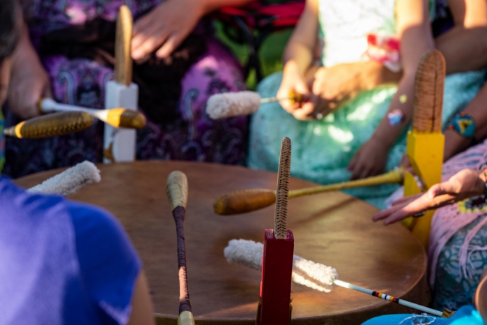 Image of a drum circle