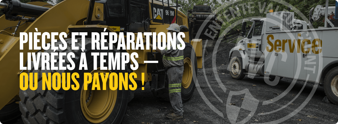 Engagements de services Cat® Services avec une Entente de valeur pour les clients